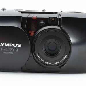 【実用品】Olympus オリンパス μ[myu:] panorama 黒 ブラック コンパクトフィルムカメラ #734-2の画像2