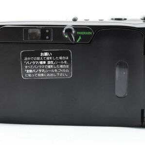 【実用品】Olympus オリンパス μ[myu:] panorama 黒 ブラック コンパクトフィルムカメラ #734-2の画像4