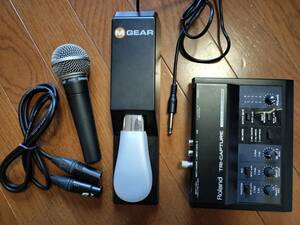 SHURE SM58 Roland TRI-CAPTURE UA-33 M-GEAR SP-2 コード付き　まとめ売り　美品