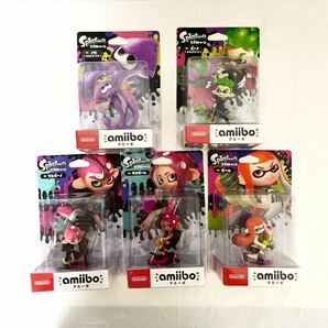 w43★1円〜 まとめ 未開封 amiibo アミーボ スプラトゥーン ボーイ ネオグリーン/イカ/ガール /タコガール /タコボーイの画像1