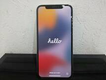 58081★Apple iPhone X 64GB NQAY2J/A 判定〇 初期化済 SIMフリー シルバー 裏割れ 液晶キレイ_画像1