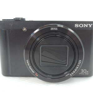 △SONY ソニー コンパクトデジタルカメラ Cyber-Shot DSC-WX500 ブラック デジカメ カバー付き 本体のみ 動作未確認/管理6371A12-01260001の画像2