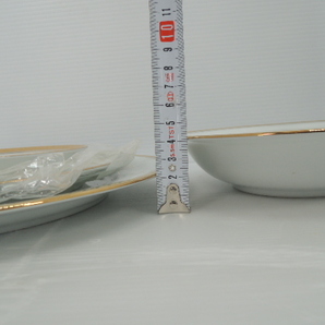 未使用・長期保管品 Noritake ノリタケ 食器 大量まとめ プレート 大皿 小皿 ティーセット ホワイト×ゴールド 食器 ブランド/管理6795A24の画像9