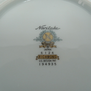 未使用・長期保管品 Noritake ノリタケ 食器 大量まとめ プレート 大皿 小皿 ティーセット ホワイト×ゴールド 食器 ブランド/管理6795A24の画像10