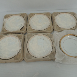 未使用・長期保管品 Noritake ノリタケ 食器 大量まとめ プレート 大皿 小皿 ティーセット ホワイト×ゴールド 食器 ブランド/管理6795A24の画像5