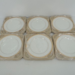 未使用・長期保管品 Noritake ノリタケ 食器 大量まとめ プレート 大皿 小皿 ティーセット ホワイト×ゴールド 食器 ブランド/管理6795A24の画像6