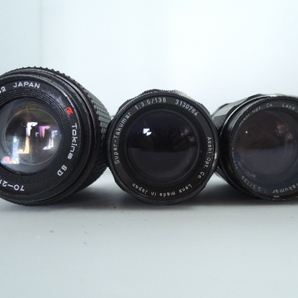 フィルムカメラ レンズ まとめ カメラ8台 レンズ9本 Nikon ニコン/OLYMPUS オリンパス/PENTAX ペンタックス など 動作未確認/管理7014A13の画像2