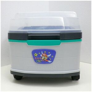 上B-3★当時物 スーパーマリオ ニンテンドー64 専用収納ラック マリオロゴ NINTENDO64 収納ケースの画像2