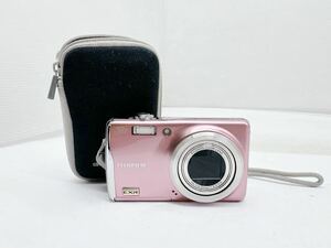 美品★FUJIFILM デジカメ ピンク FinePix F70EXR 富士フイルム コンパクト ファインピクス フジフィルム カメラ本体 ソフトケース