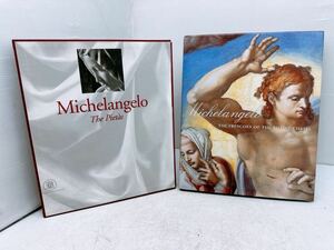 2冊★洋書■美術書 本 ミケランジェロ Michelangelo The Pietas/THE FRESCOES OF THE SISTINE CHAPEL アート 写真 