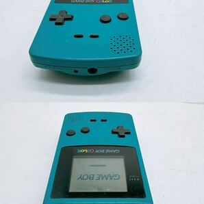 ゲームボーイカラー本体 CGB-001 GB GAMEBOYCOLOR 任天堂 Nintendo ゲーム機器 通電OK ブルー系 現状の画像4