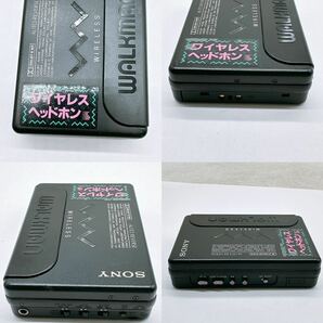 当時物★WALKMAN SONY ヴィンテージ ワイヤレスウォークマン カセットプレーヤー WW-505 ソフトケース付★希少 ソニーウォークマンの画像4