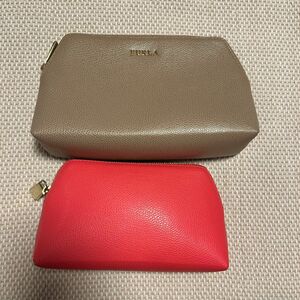 FURLA ポーチ フルラ 小物入れ マルチケース レザー