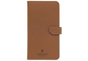 送料無料 未使用 定価10,120 円 iPhone 13 Pro用 LANVIN COLLECTION ブックタイプケース Brown ブラウン ランバン 手帳型 スマホケース