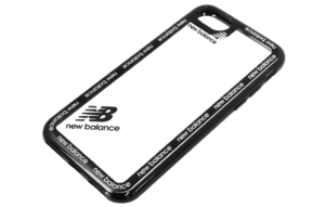 送料無料 未使用 ニューバランス iPhone SE 第3世代用 New Balance ラウンドロゴ ハイブリッドケース ブラック スマホケース