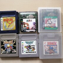 ジャンク　ゲームボーイアドバンス ゲームボーイカラー　本体　充電器　ソフト7本セット　マリオアドバンス　ポケモン金　マリオゴルフ等　_画像2