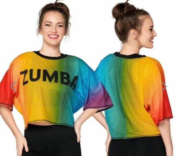 Zumba ズンバウェア コンプレッションTシャツ- ダンスウェア スポーツウェアレディース ダンストップス運動用