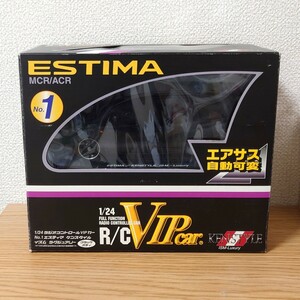  out of print rare Aoshima Sky net 1/24 RC VIP CAR Estima Kenstyle black air suspension automatic changeable radio-controller unused beautiful goods 