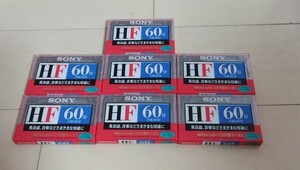  SONY ソニー カセットテープ HF 60分 ノーマル C-60HFA 7本 送料520円より