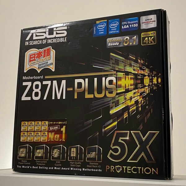 ASUS Z87M-PLUS LGA1150 マザーボード