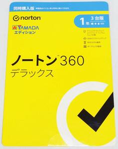  Norton 360 Deluxe same time buy 1 year 3 pcs version /Win*Mac*Android*iOS for /YAMADA edition / new goods unopened / free shipping 