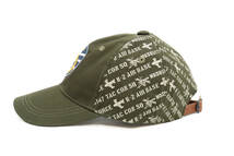 トイズマッコイ TOYS McCOY ミリタリー キャップ TMA2214 COTTON CAP 5TH AF MOSQUITO モスキート 帽子 新品 C/#161 オリーブ_画像4