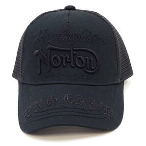 ノートン ブラックシリーズ キャップ Norton 3D ロゴ刺繍 帽子 242N8703B 黒 新品の画像2