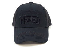 ノートン ブラックシリーズ キャップ Norton 3D ロゴ刺繍 帽子 242N8703B 黒 新品_画像2