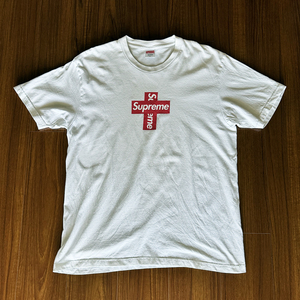 Supreme◆2020FW/Cross Box Logo Tee/Mサイズ/白/シュプリーム/クロスボックスロゴ