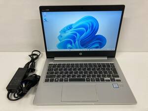 HP ProBook 430 G6 / Core i5-8265U 1.60GHz / 8GB / SSD 256GB / 13.3インチ/ Windows11Pro、動作確認済み①