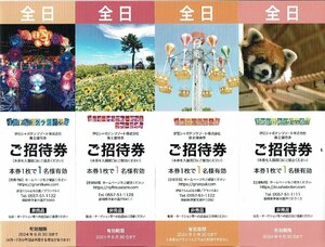 伊豆シャボテンリゾート シャボテン動物公園ほか４施設(各施設1枚ずつ)【全日招待券】