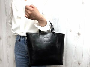  ultimate beautiful goods HIROFU Hirofu H Logo handbag tote bag bag leather black 71121