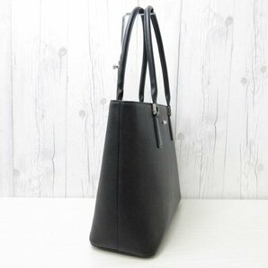 極美品 BURBERRY バーバリー トートバッグ ショルダーバッグ バッグ レザー 黒 A4収納可 70447Yの画像5