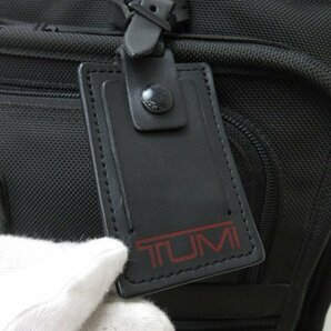 極美品 TUMI トゥミ キャリーバッグ ビジネスバッグ バッグ ナイロン×レザー 黒 A4収納可 2WAY メンズ 69812の画像10