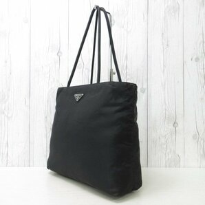 極美品 PRADA プラダ テスート トートバッグ ショルダーバッグ バッグ ナイロン 黒 A4収納可 68779Yの画像3