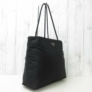 極美品 PRADA プラダ テスート トートバッグ ショルダーバッグ バッグ ナイロン 黒 A4収納可 68779Yの画像4