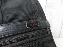 極美品 TUMI トゥミ ビジネスバッグ リュックサック ハンドバッグ バッグ ナイロン×レザー 黒 A4収納可 2WAY メンズ 70930_画像9