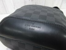 極美品 LOUIS VUITTON ルイヴィトン ダミエグラフィット アヴェニュー スリングバッグ ボディバッグ バッグ N41719黒メンズ 70973Y_画像7