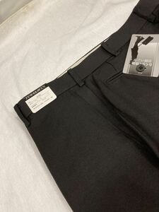 ｛新品｝未使用 らくらく快旅　美脚パンツ　ビジネス　スラックス　ゴルフ　サイズ 88cm ノータック　綾織　ブラック