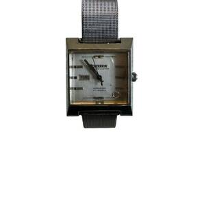 シチズン CITIZEN スクエアカスタム SQUARE CUSTOM 27石 自動巻き 3針 デイデイト 4-520050Y 男性用 メンズ 腕時計 V590 ジャンク 稼働品の画像1