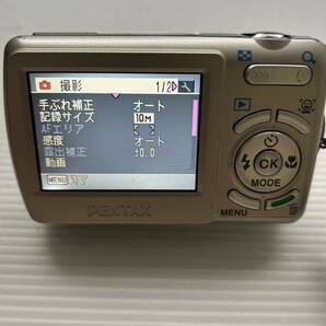 1円~ デジカメ PENTAX Optio E70 OPTICAL 3x ZOOM 6.3-18.9はmm 空シャッター切れます SDカードなし(ジャンク品 通電確認済み HM)の画像3