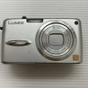 1円~ デジカメ Panasonic LUMIX DMC-FX01 LEICA 1.2.8-5.6/4.6-16.9空シャッター切れます SDカードなし(ジャンク品 通電確認済み HM)