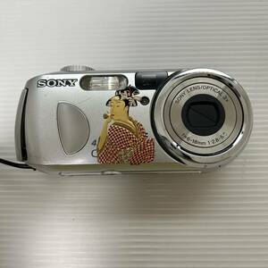 1円~ デジカメ SONY MPEGMOVIE VX SMARTZOOM DSC-P73 f6-18mm 1:2.8-5.0空シャッター切れます SDカードなし (ジャンク品 通電確認済み HM)