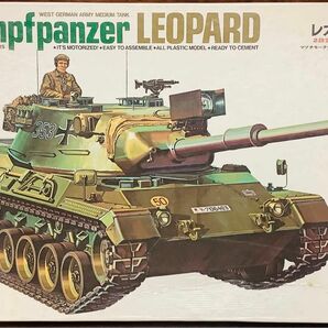 1/35プラモデル タミヤ 西ドイツ陸軍レオパルド中戦車 モーターライズ　LEOPARD 2段変速インスタマチックギアー