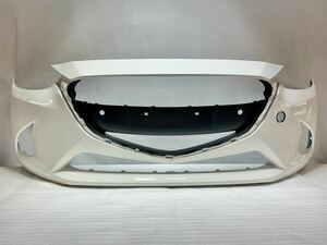 S-3013 Demio フロントBumper DJ3FS D09H-50031 A4D Arctic White ソリッド MAZDA Genuine 4.21AM