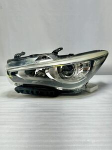 S-3047 スカイライン 左 ヘッドライト LED V37 前期 KOITO 100-23616 打刻:H NISSAN 純正 4.25AM