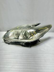 S-3046 プリウス 左 ヘッドライト HID ZVW30 後期 KOITO 47-52 打刻:モ TOYOTA PRIUS 純正 4.25AM