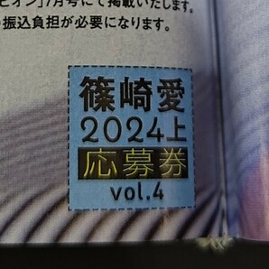 応募券1枚 篠崎愛 ヤングチャンピオン烈 No.5 篠崎愛 上半期QUOカード応募券の画像1