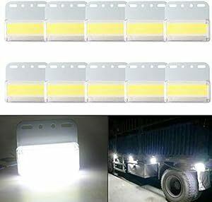 YongMing サイドマーカーランプ 24V 防水 LED cob 42連 ダウンライト トラック用 ホワイト 10