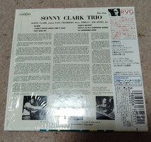 Sonny Clark ソニー・クラーク／ SONNY CLARK TRIO 24bit by RVG ブルーノート60周年完全限定盤 紙ジャケ シュリンク_画像2